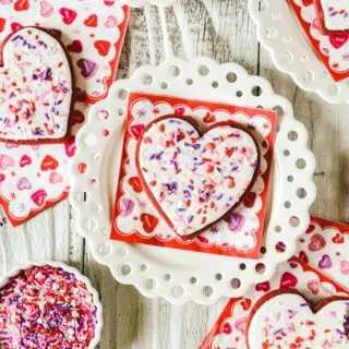 Red Velvet Sugar Cookies