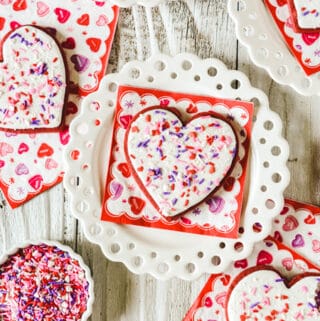 Red Velvet Sugar Cookies
