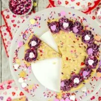 Valentine Confetti Cookie Cake