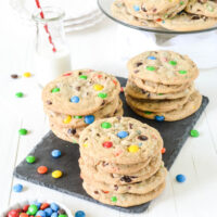 Best Big Fat Chewy M&M Chocolate Chip Cookie