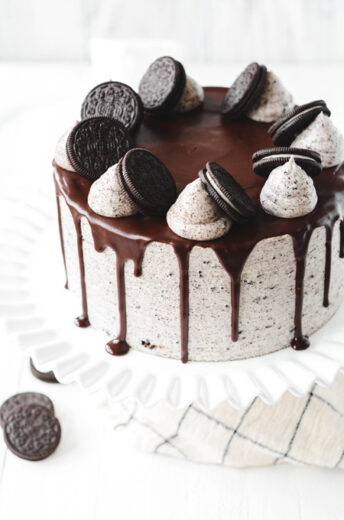 Ultimate Cookies and Cream Layer Cake - The Cake Chica