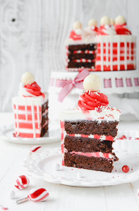 Chocolate Peppermint Layer Cake