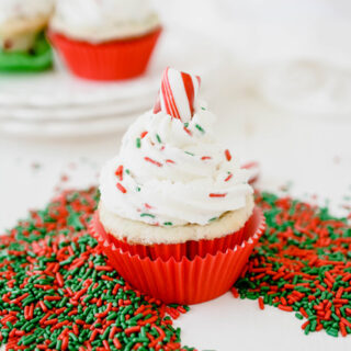 Christmas Confetti Cupcakes