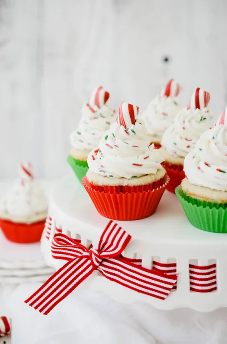 Christmas Confetti Cupcakes