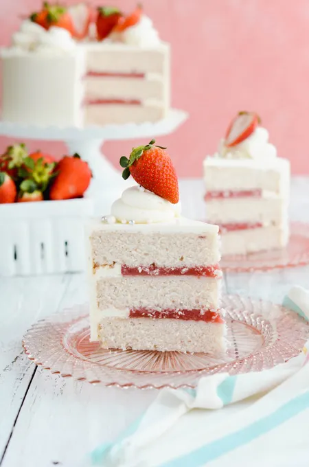 Strawberry Cake From Scratch