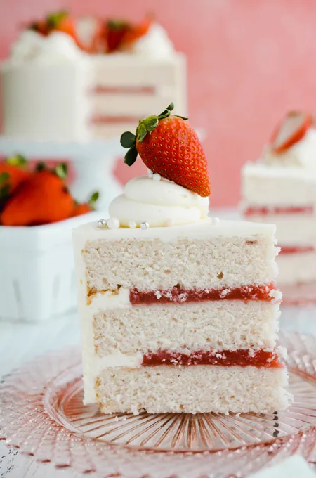 Strawberry Cake From Scratch