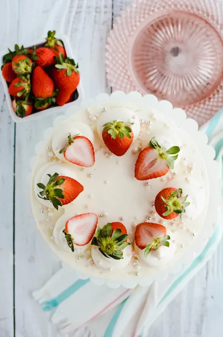 Strawberry Cake From Scratch