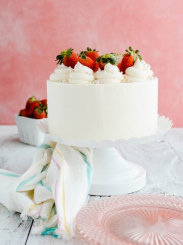 Strawberry Cake From Scratch - The Cake Chica