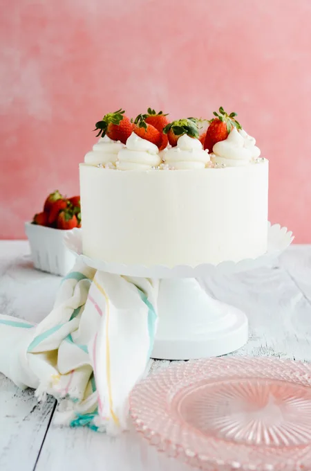 Strawberry Cake From Scratch