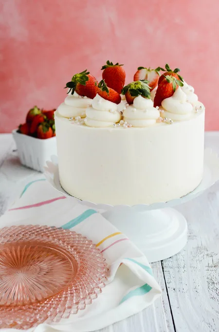 Strawberry Cake From Scratch