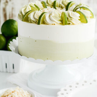 Lime and Coconut Layer Cake