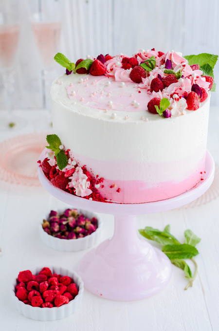 Raspberry Wine Cake