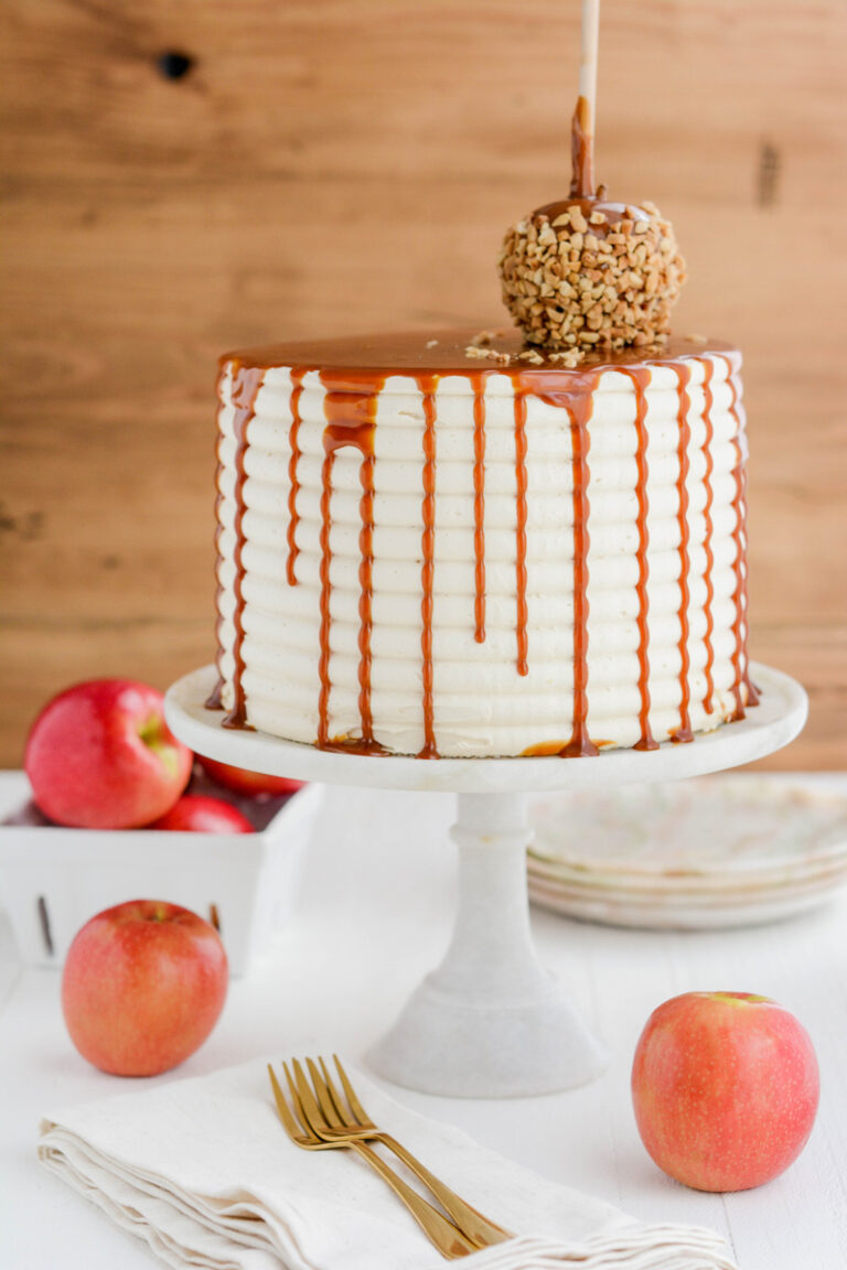 Caramel Apple Layer Cake - The Cake Chica