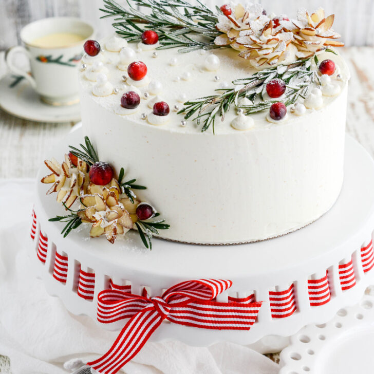 Eggnog Layer Cake The Cake Chica