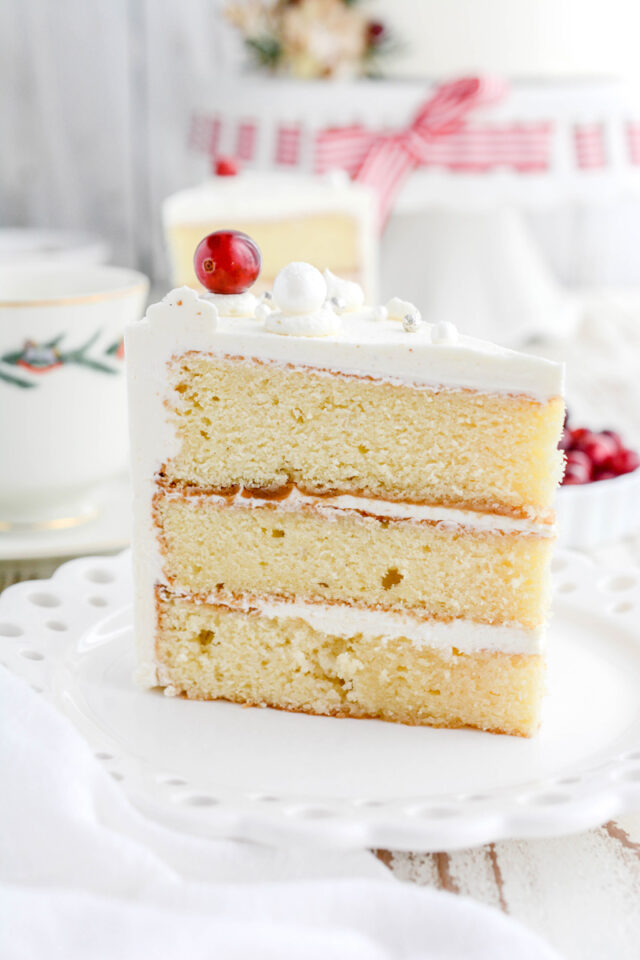 Eggnog Layer Cake The Cake Chica