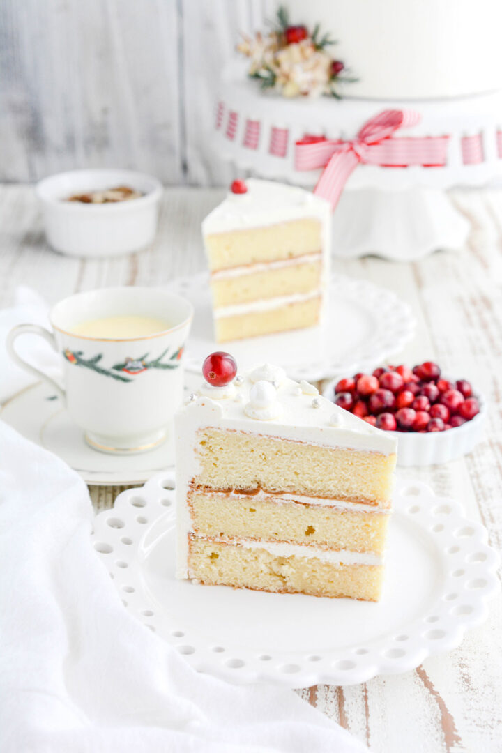 Eggnog Layer Cake The Cake Chica