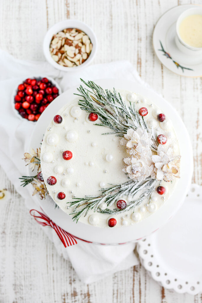 Eggnog Layer Cake The Cake Chica