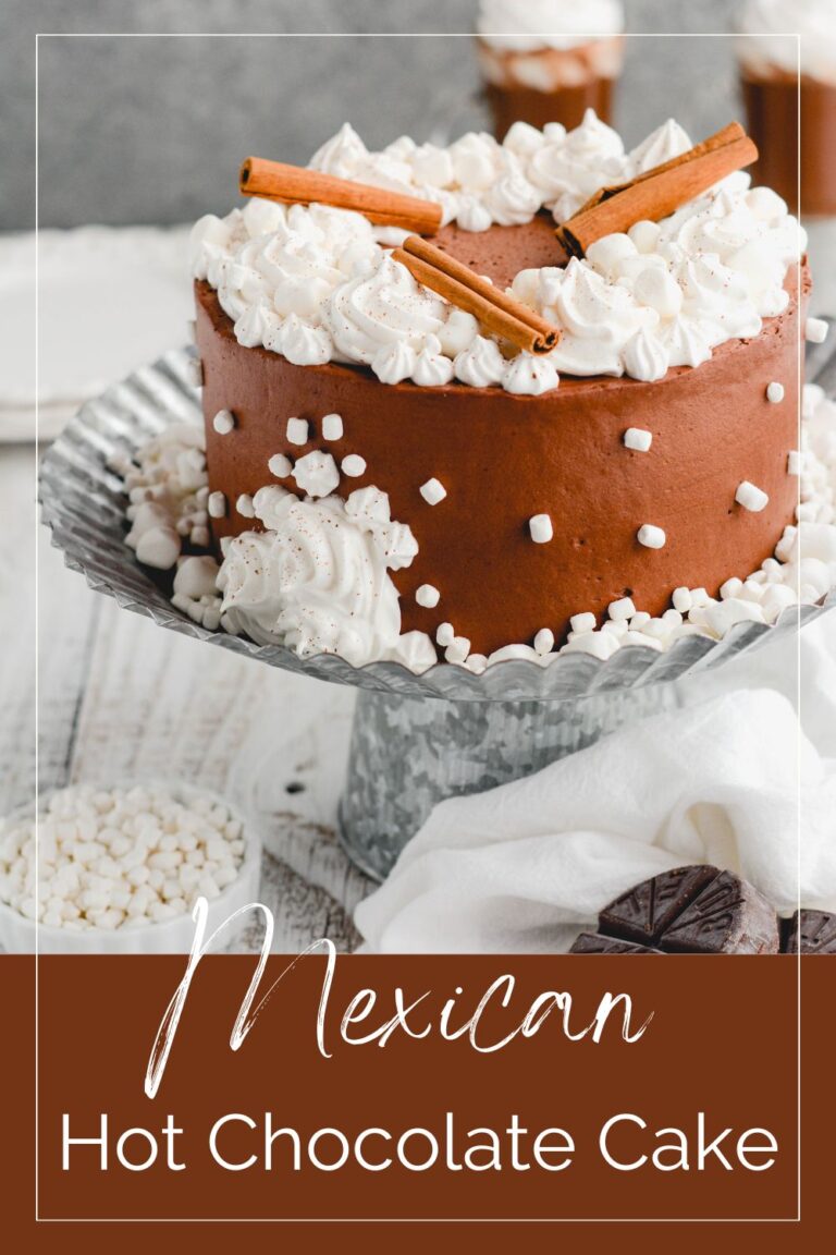 Mexican Hot Chocolate Cake - The Cake Chica