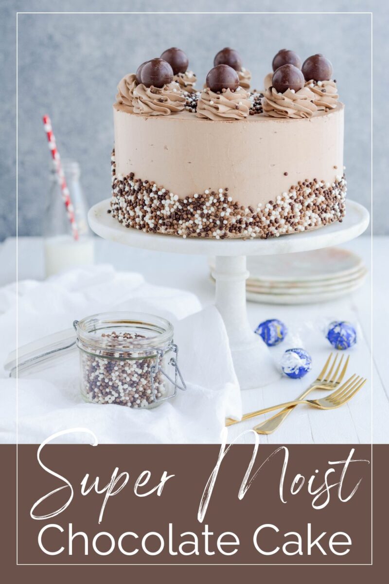 Super Moist Chocolate Cake - The Cake Chica