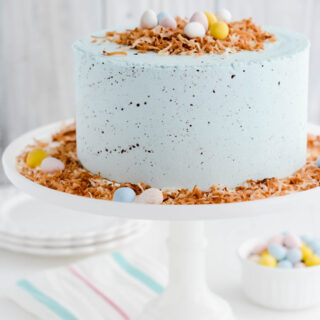 Toasted Coconut Easter Cake