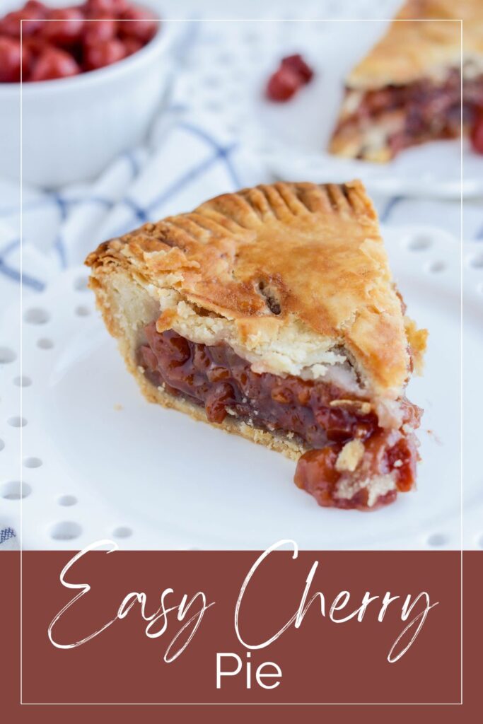 Easy Cherry Pie - The Cake Chica