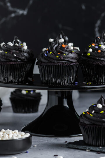 Black Velvet Halloween Cupcakes cover image.