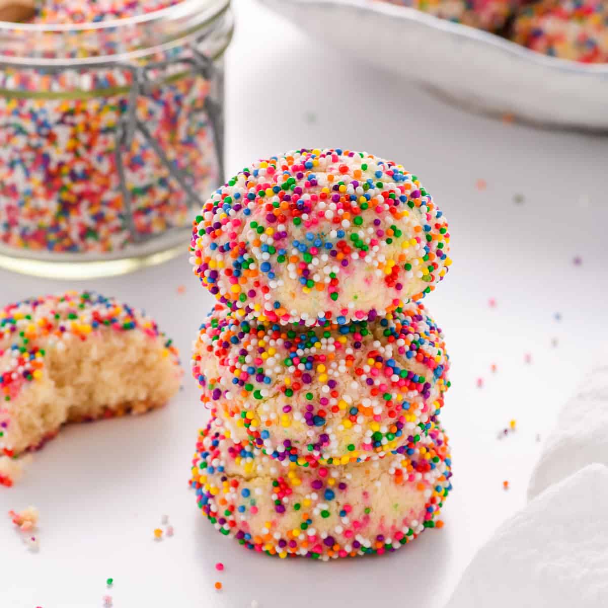 Mexican Sprinkle Cookies - The Cake Chica
