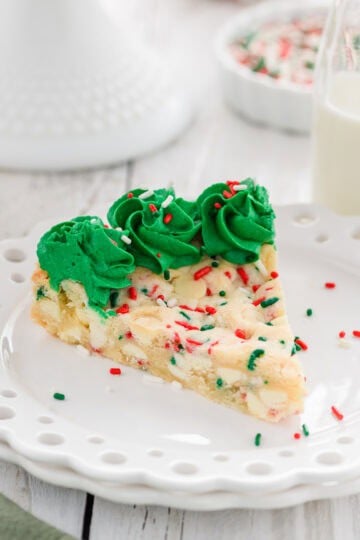 Christmas Confetti Cookie Cake cover image.