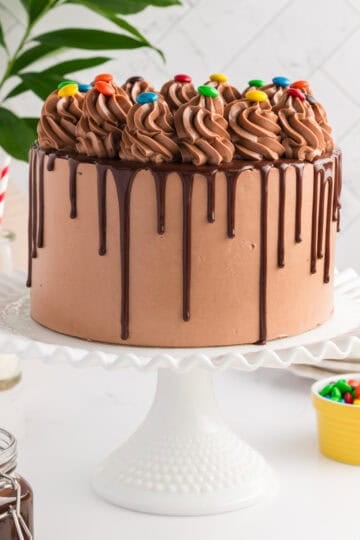 M&M Chocolate Cake Cover image.