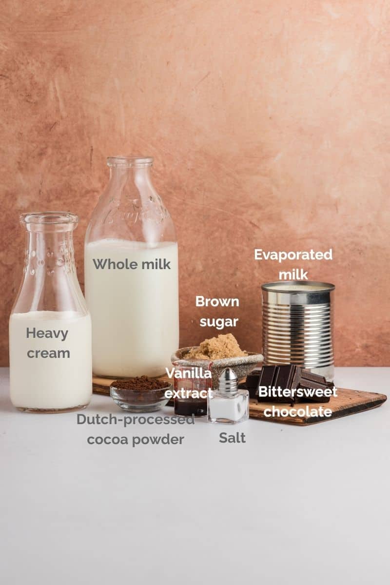 Ingredient shot for Slow Cooker Hot Chocolate.