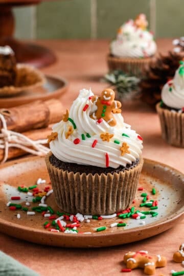 Cover image for Gingerbread Cupcakes recipe.